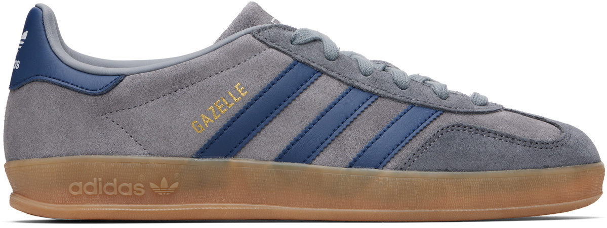 adidas Originals Gray Gazelle Indoor Sneakers