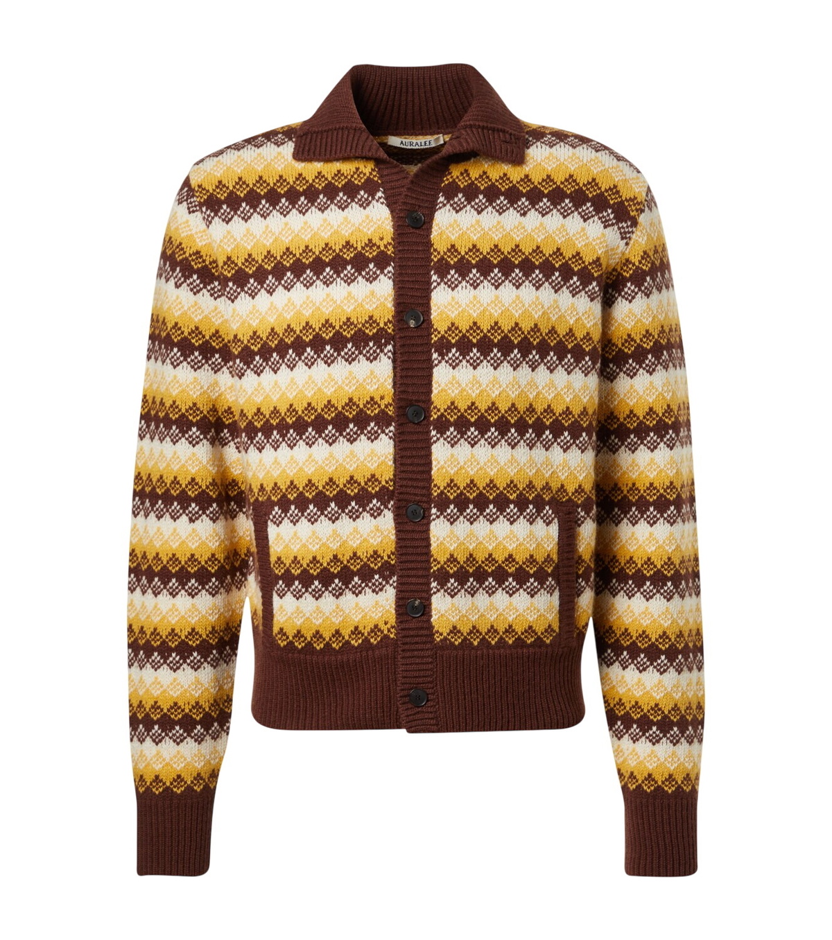 トップス auralee 21ss FLAT YARN RIB KNIT CARDIGAN トップス auralee 21ss FLAT YARN RIB KNIT CARDIGAN FLAT YARN