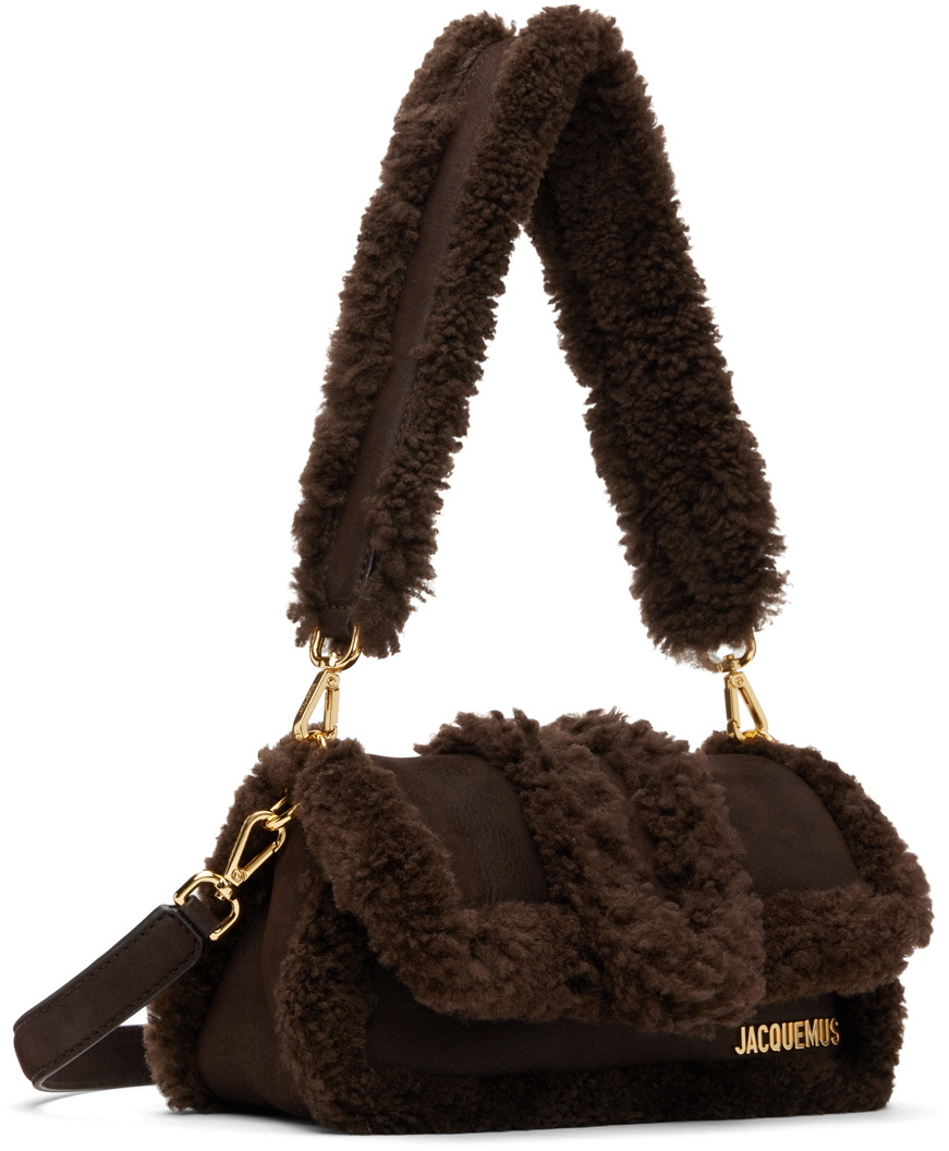 Jacquemus: Brown Le Chouchou 'Le Chiquito Long Boucle' Bag