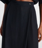 Loro Piana Lil linen wide-leg pants