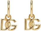 Dolce&Gabbana Gold Logo Earrings