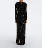 Oscar de la Renta Sequined gown