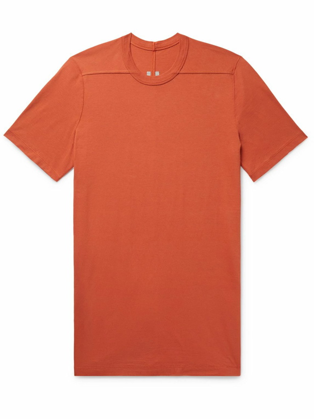 Photo: Rick Owens - Level Cotton-Jersey T-Shirt - Orange
