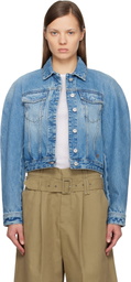 JACQUEMUS Blue 'The Ovalo de-Nîmes' Denim Jacket