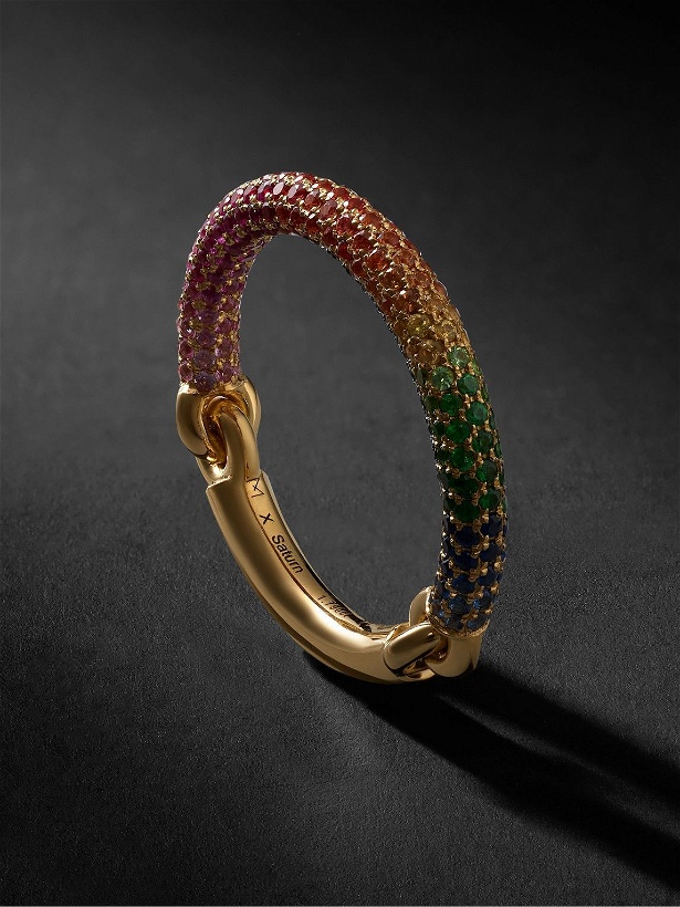 Photo: MAOR - The Equinox Gold Multi-Stone Ring - Gold