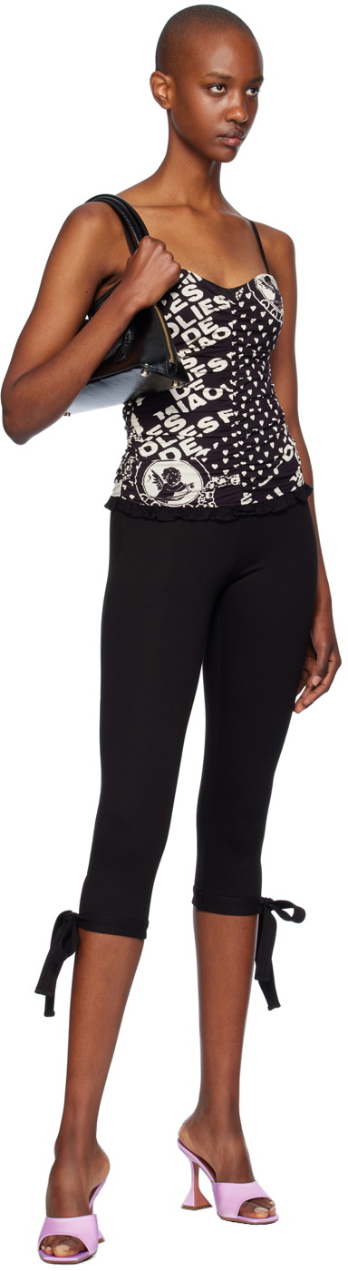 Miaou Black Emma Capri Leggings