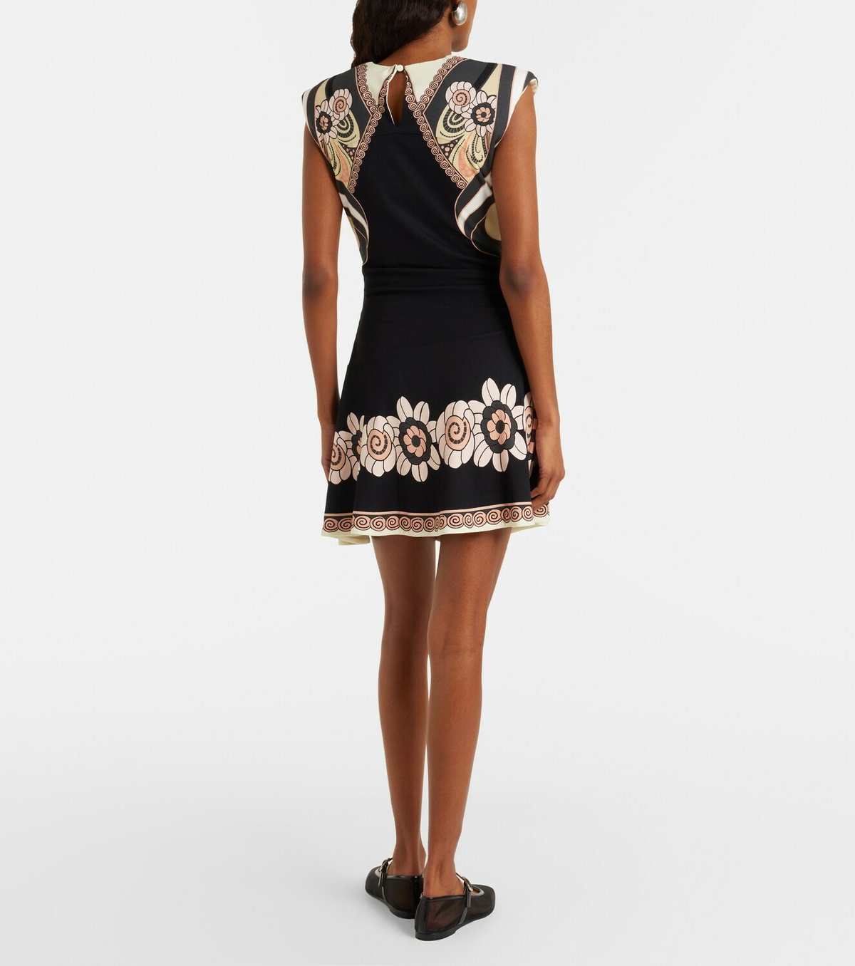 La DoubleJ Lela printed jersey minidress