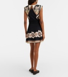 La DoubleJ Lela printed jersey minidress