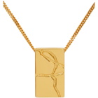 Dear Letterman Gold Leem Pendant Necklace