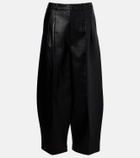 Altuzarra Dash leather barrel-leg pants