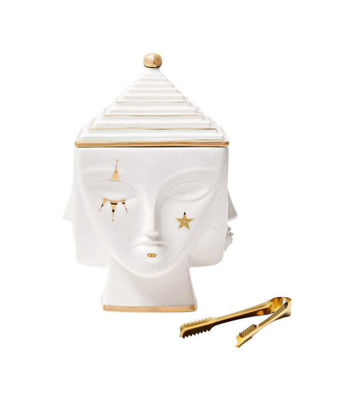 Photo: Jonathan Adler Masquerade porcelain ice bucket