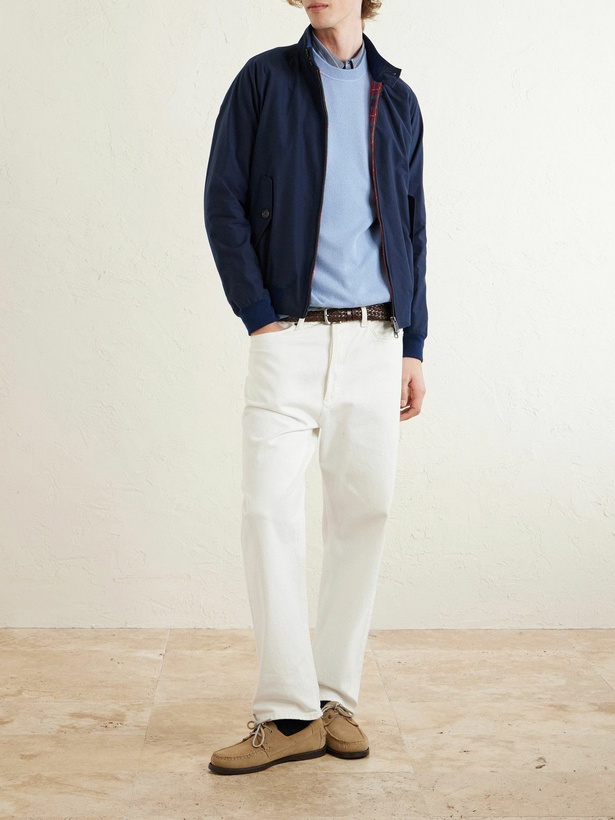 Photo: Massimo Alba - Cashmere Sweater - Blue