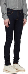 Nudie Jeans Navy Skinny Lin Jeans