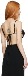 Magda Butrym Black Cotton Bra
