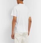 Sandro - Embroidered Cotton-Jersey T-Shirt - White