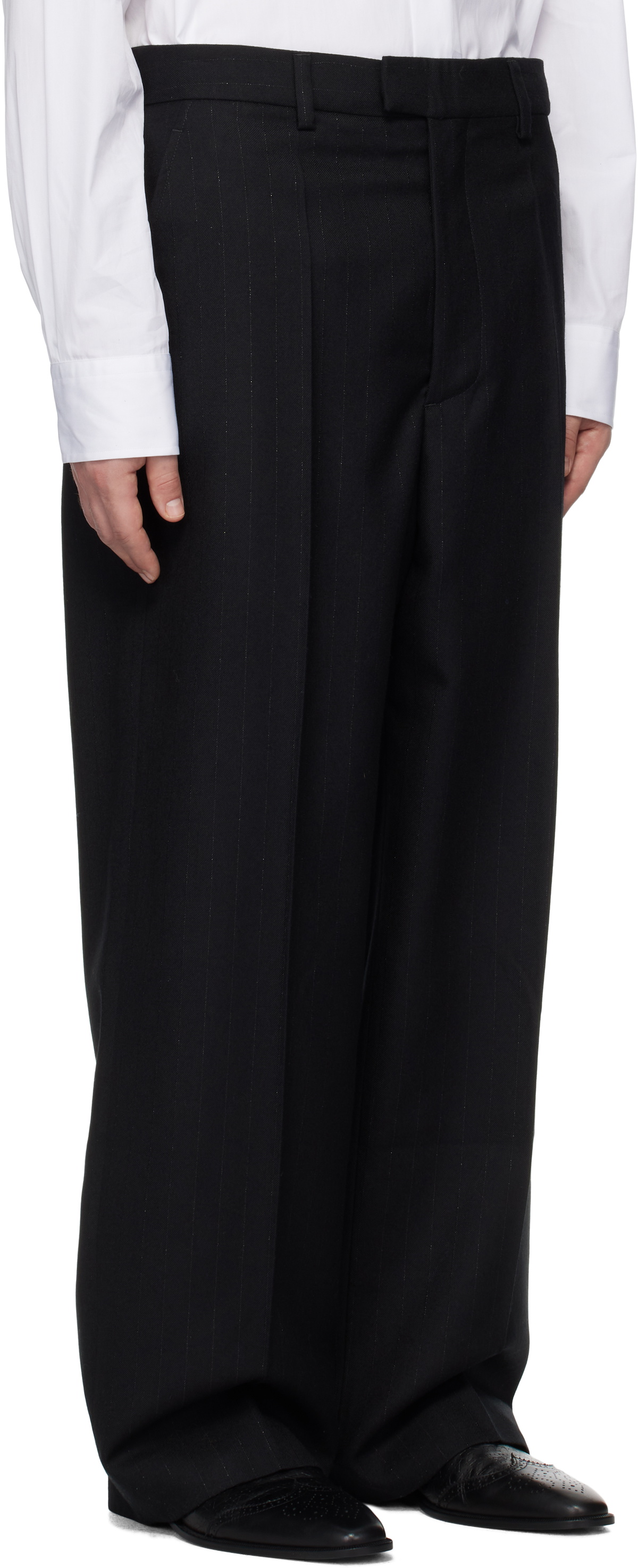 VETEMENTS Black Evening Tailored Pants