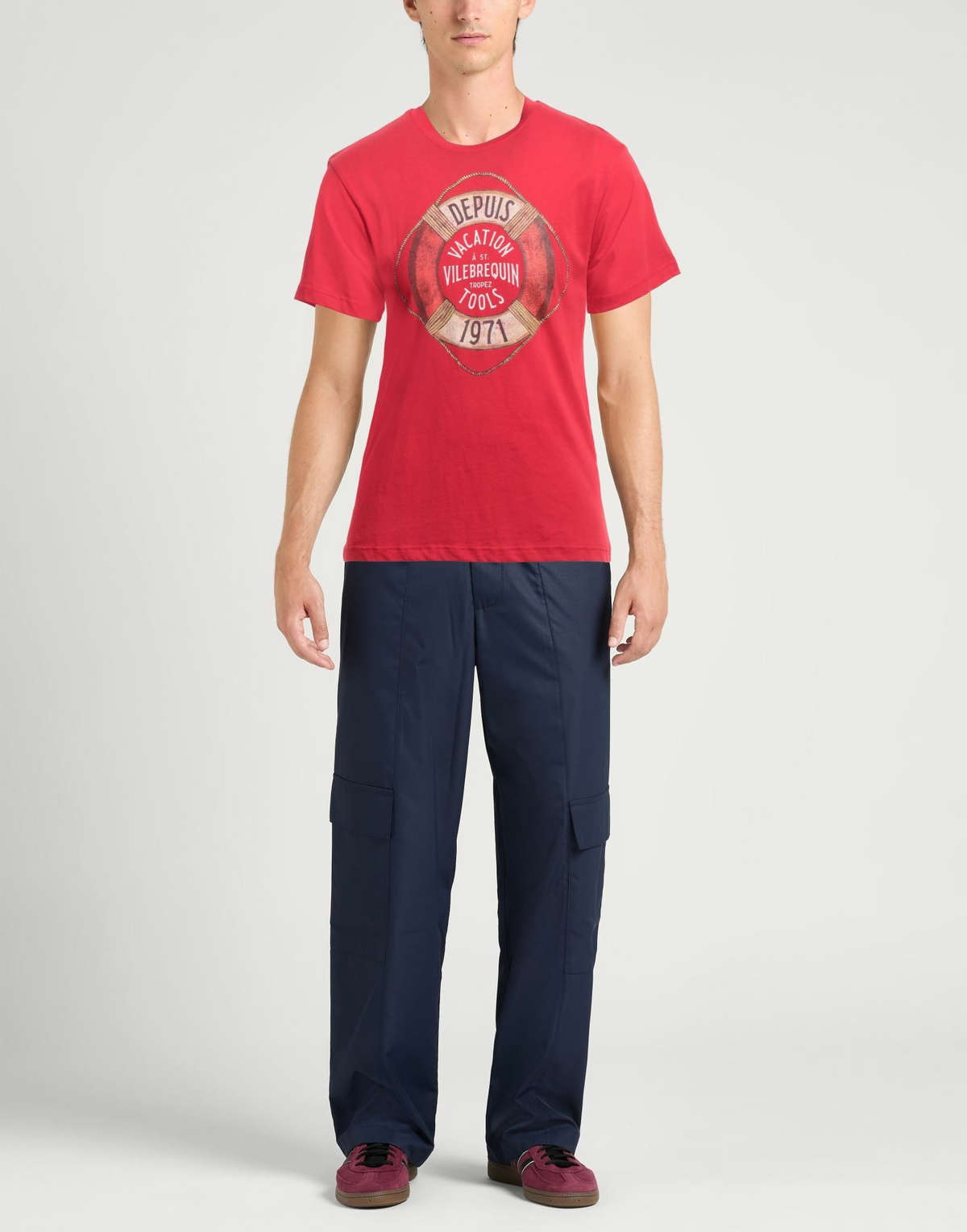 Vilebrequin Mens T-shirt in Red