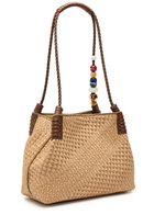 Etro Shopping Libra Raffia Shoulder bag - Natural - One Size