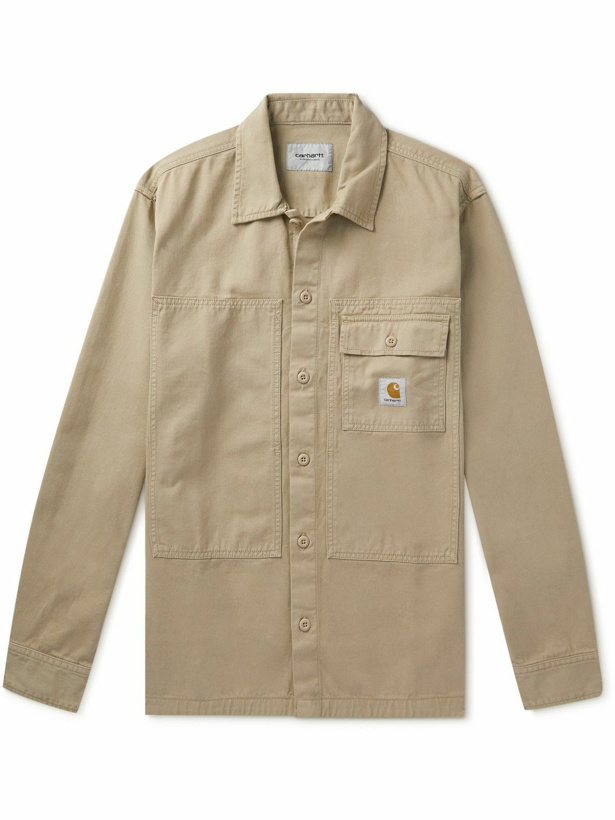 Photo: Carhartt WIP - Charter Garment-Dyed Organic Cotton-Twill Overshirt - Neutrals