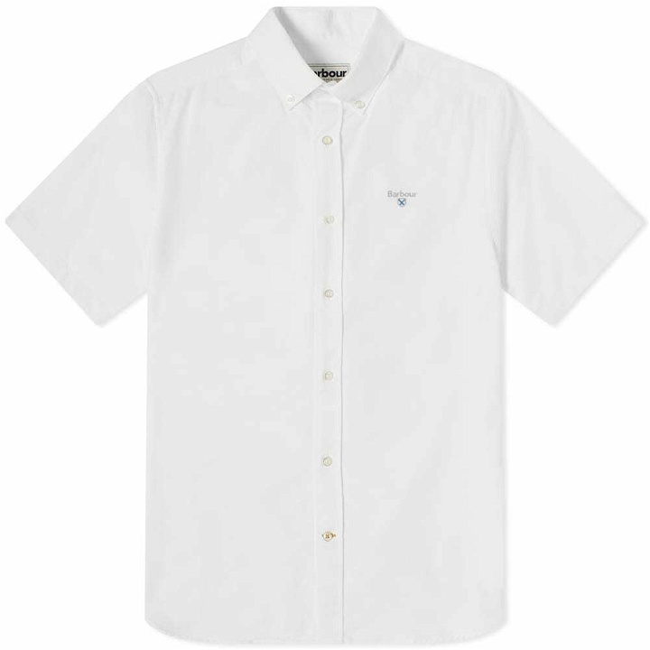 Photo: Barbour Men's Short Sleeve Oxford Shirt in White