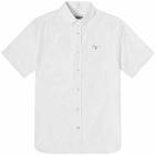 Barbour Men's Short Sleeve Oxford Shirt in White
