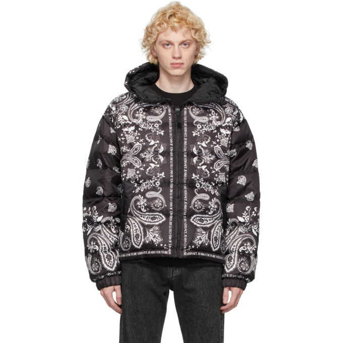 Versace Jeans Couture Baroque-printed Zipped Hooded Jacket in