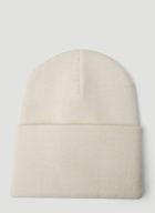 Carhartt WIP - Logo Patch Beanie Hat in Natural