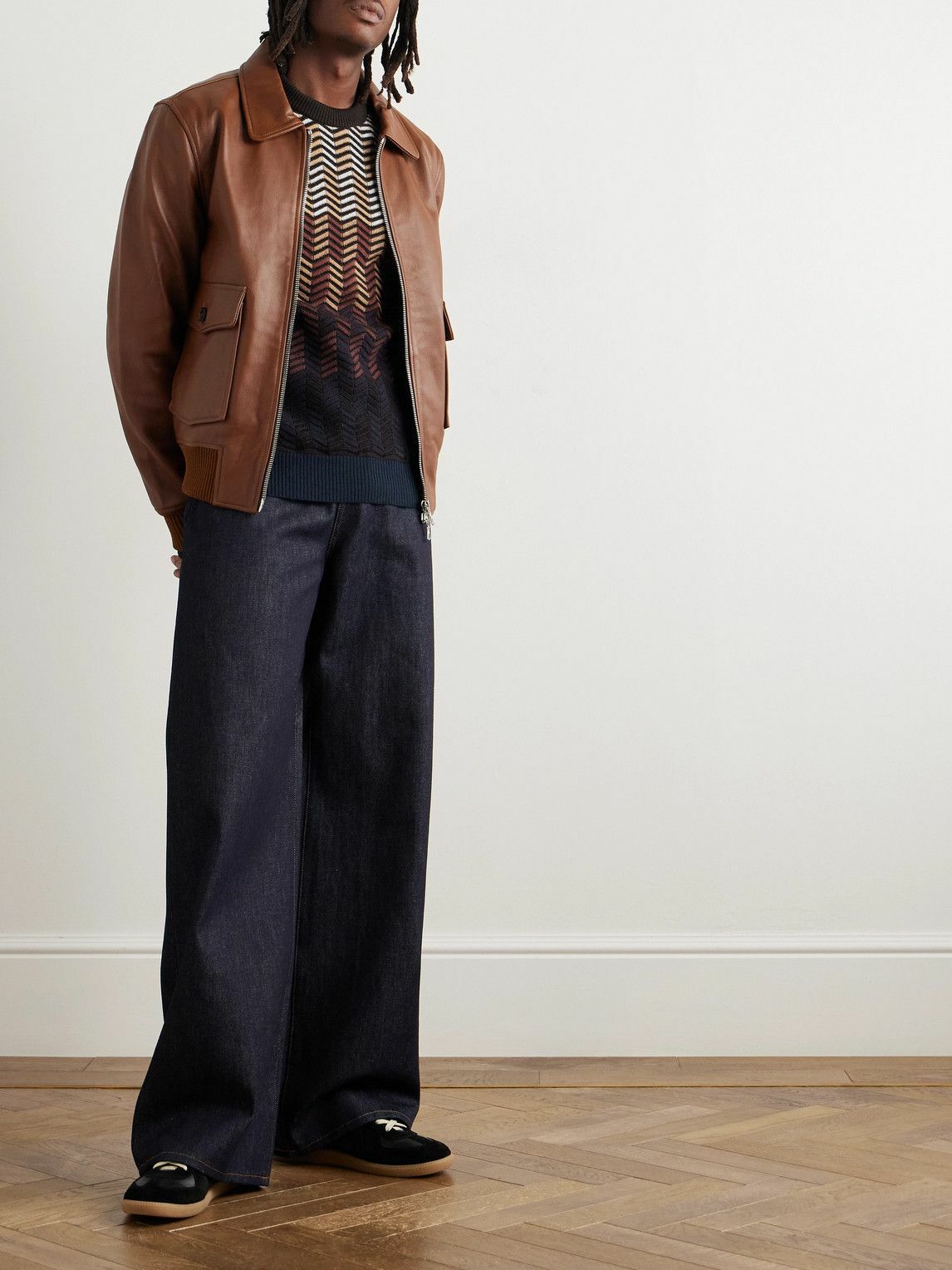 Missoni - Dégradé Virgin Wool Sweater - Brown