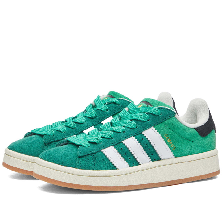 Photo: Adidas Campus 00s Sneakers in Green/White