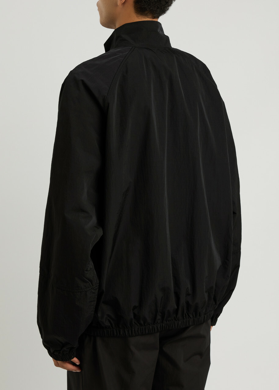 JW Anderson Logo-embroidered Nylon Track Jacket Black JW Anderson