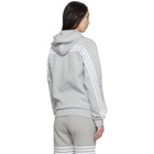 adidas Originals Grey 3-Stripes Hoodie