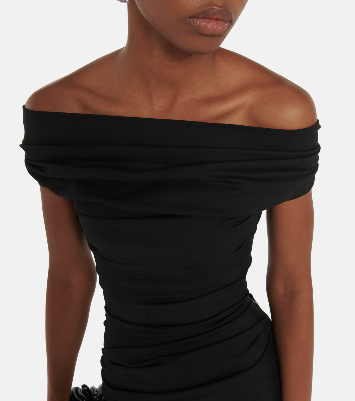 Candescence asymmetric bustier gown in black - Maticevski