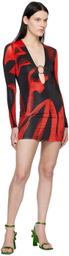 Louisa Ballou Red Helios Minidress