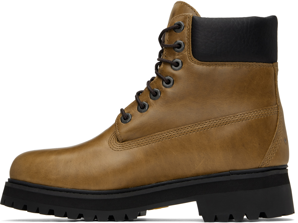 Timberland Tan 6-Inch Lace GTX Boots Timberland