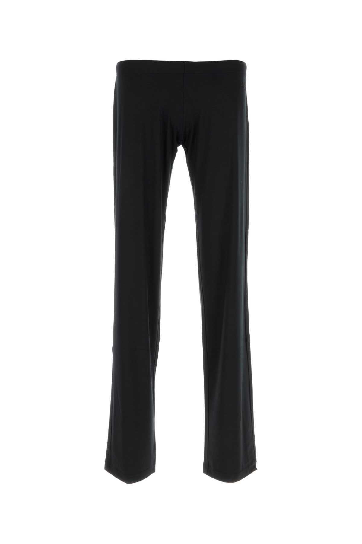 パンツ Balenciaga Balenciaga Black Stretch Nylon Joggers Balenciaga Black Nylon Zipped Track Pants Balenciaga