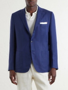 Kiton - Linen Blazer - Blue