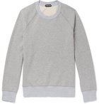 TOM FORD - Mélange Loopback Cotton-Jersey Sweatshirt - Men - Gray