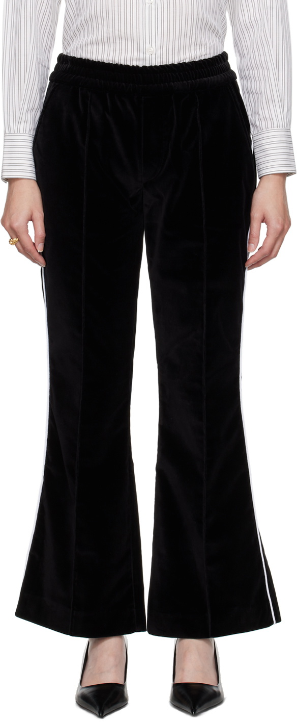Ernest W. Baker Black Straight-Fit Leather Pants Ernest W. Baker