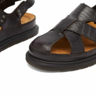 Dr. Martens Men's San Fisherman Sandal in Dark Brown