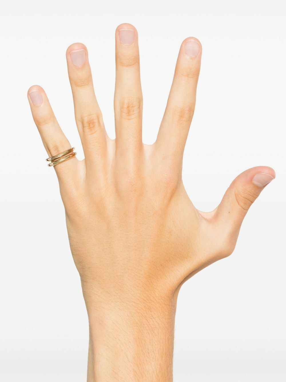OUIE 14K Yellow Gold Keyring Ring