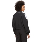 Reebok Classics Black and White Cropped Vector Track Jacket