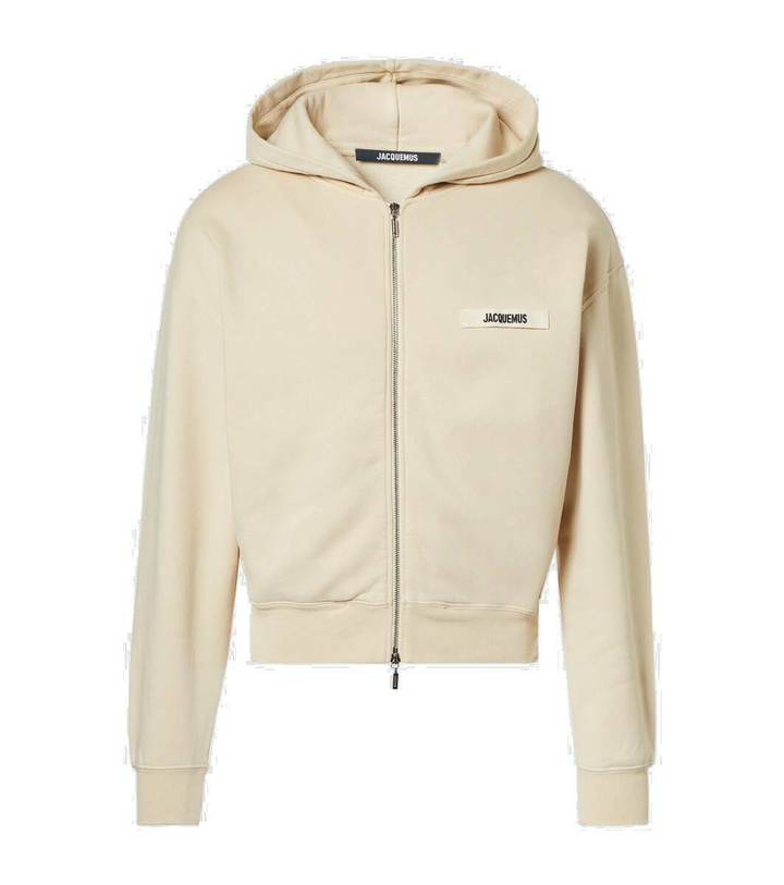 Photo: Jacquemus Le Hoodie Gros Grain cotton hoodie