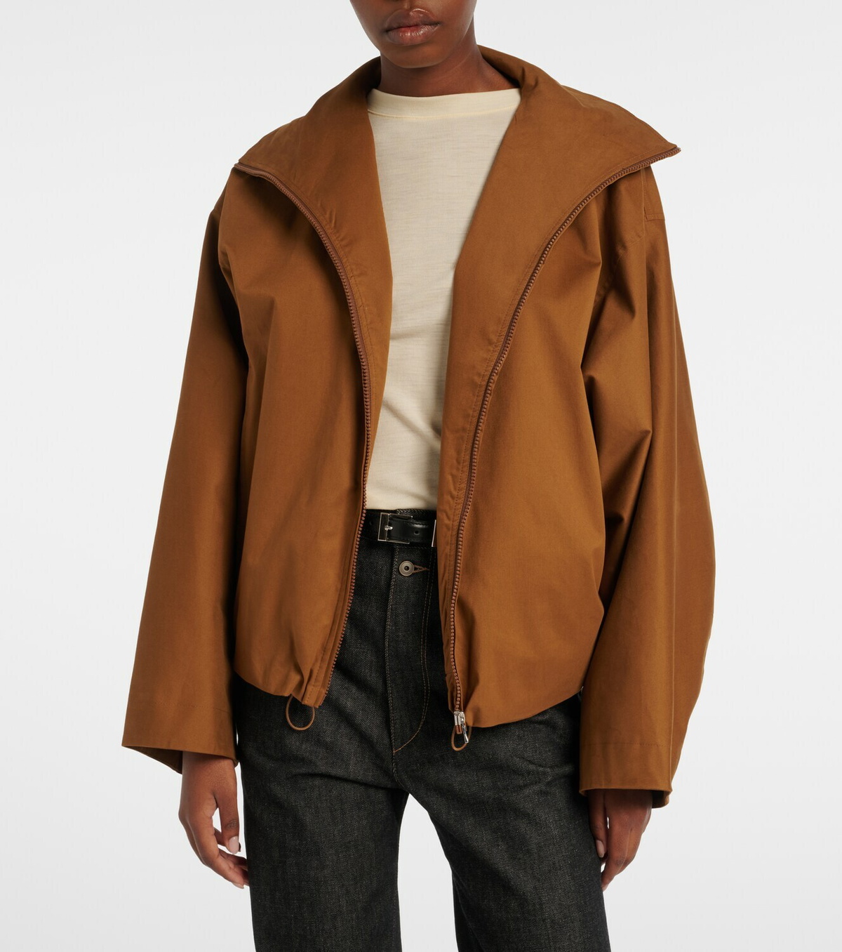 Nour Hammour Francois cotton-blend jacket