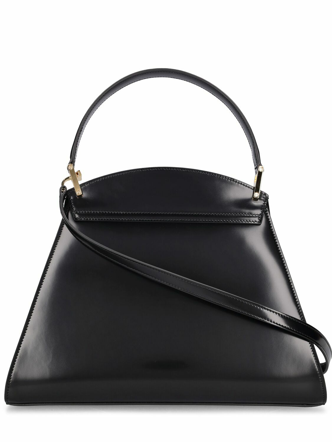 FERRAGAMO - Medium Prisma Leather Top Handle Bag Salvatore Ferragamo