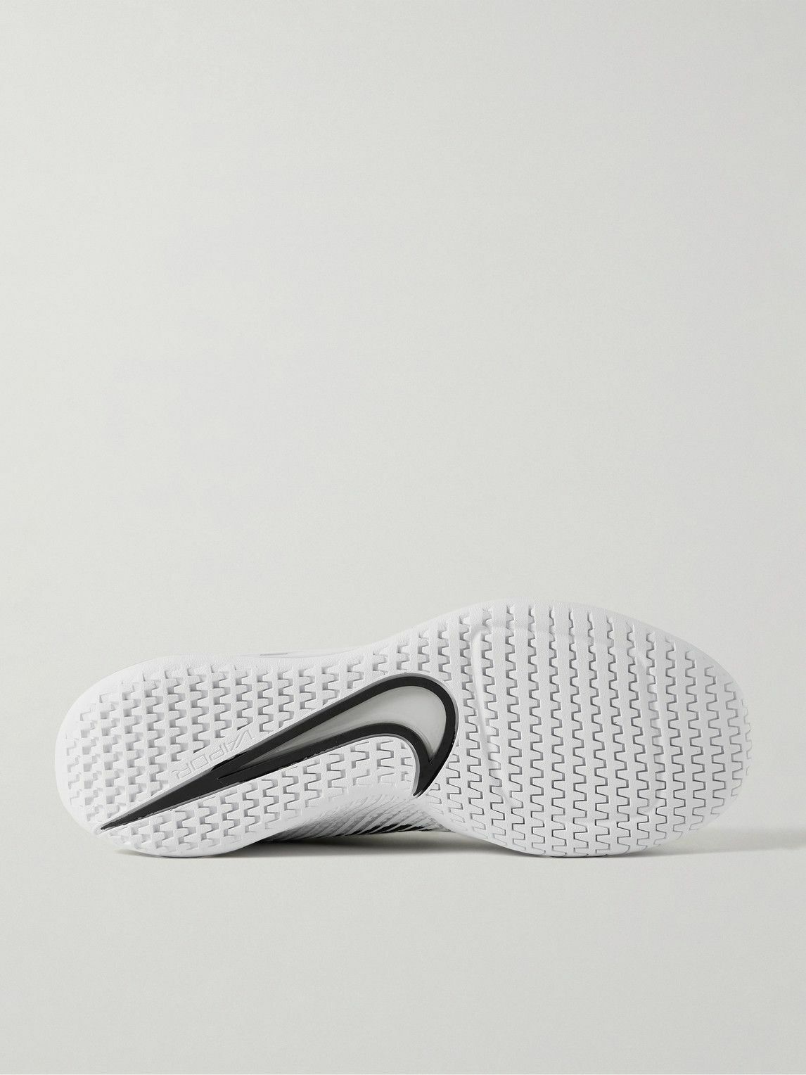 Nike Tennis - NikeCourt Air Zoom Vapor 11 Rubber-Trimmed Mesh Tennis Sneakers - White