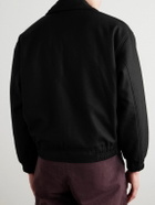 Monitaly - CWE Wool-Blend Bomber Jacket - Black