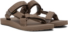 Teva Brown Universal Slides
