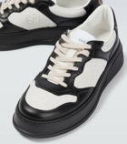 Gucci - GG-embossed leather sneakers