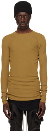 Rick Owens Yellow Porterville Rib Sweater