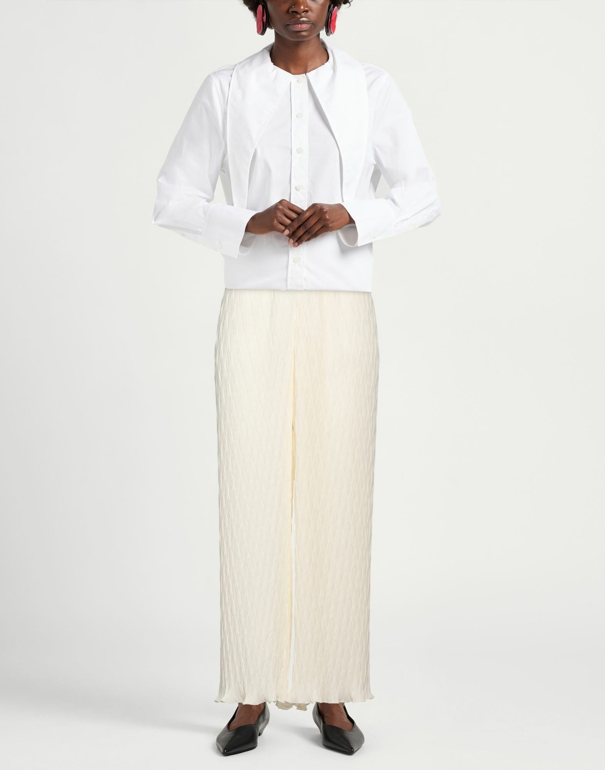 Jijil Womens Pants Cream